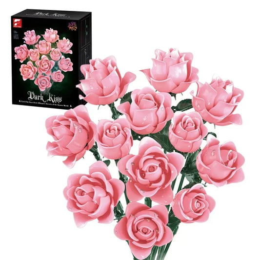 - SAINT VALENTIN - Bouquet de 12 Roses rose
